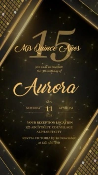 Birthday Invitation Template Historia de Instagram