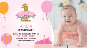 Birthday Invitation Template Twitter Post