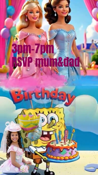 Birthday Invitation with b Template | PosterMyWall