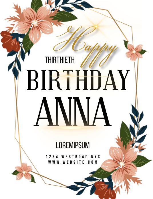 BIRTHDAY INVITE INVITATION FLYER TEMPLATE PosterMyWall