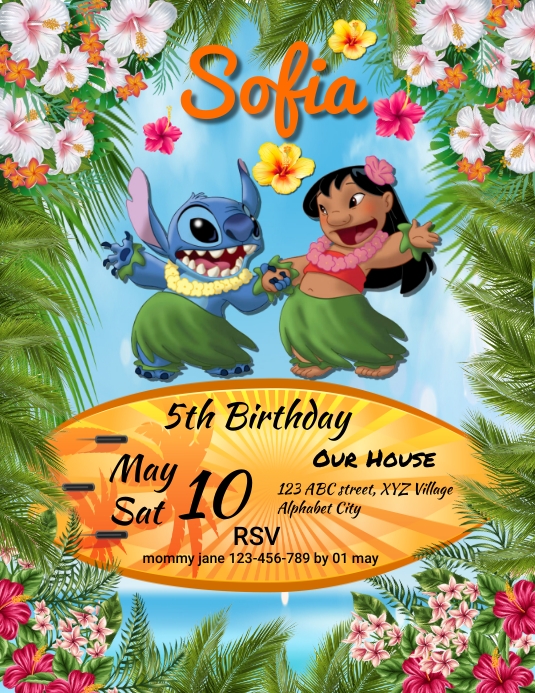 Inviti Festa Lilo E Stitch - 02 - Foto 11