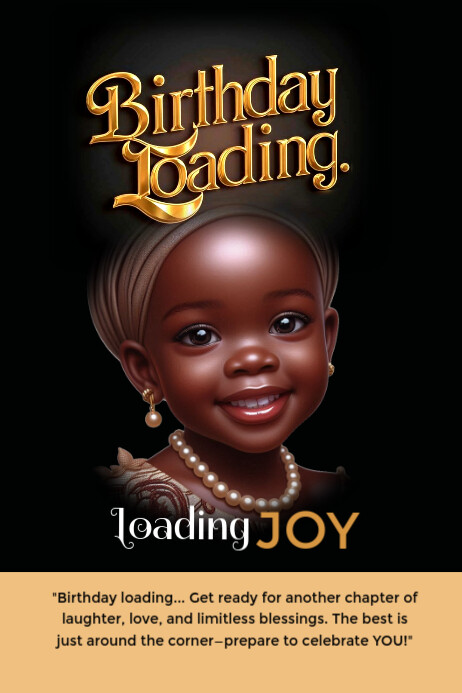 Copy of Birthday loading | PosterMyWall