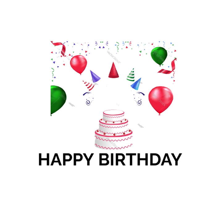birthday logo template