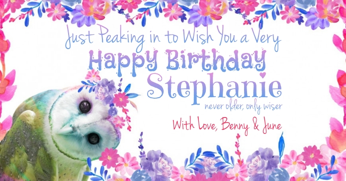 Modele Anniversaire Hibou Aquarelle Floral Anniversaire Pour F Postermywall Modele Anniversaire Hibou Aquarelle Floral Anniversaire Pour F Postermywall