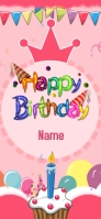 birthday party, birthday, happy birthday Filtro geográfico de Snapchat template