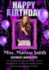 BIRTHDAY PARTY (1) A3 template