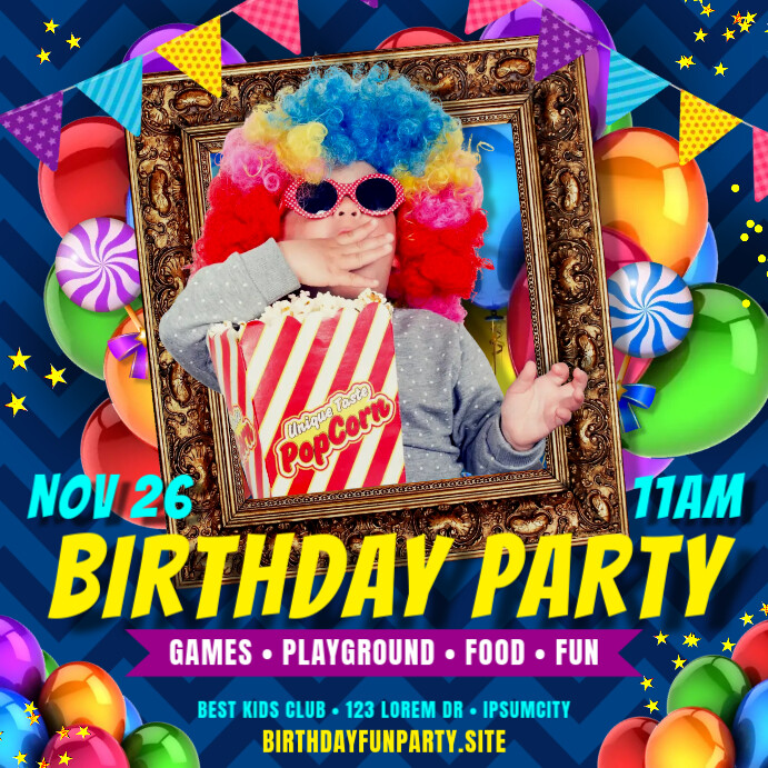 birthday-party-banner-template-postermywall