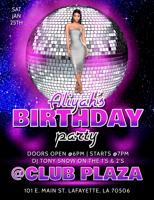BIRTHDAY PARTY CLUB FLYER Template PosterMyWall