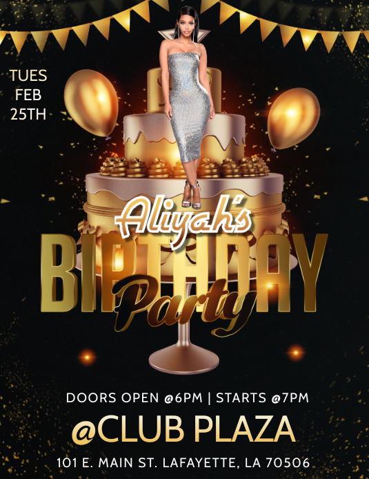 Copy of BIRTHDAY PARTY CLUB FLYER PosterMyWall