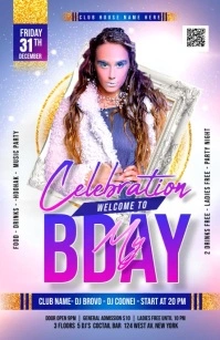 BIRTHDAY PARTY Tabloid template