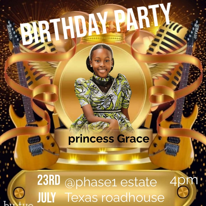 BIRTHDAY/party Template PosterMyWall