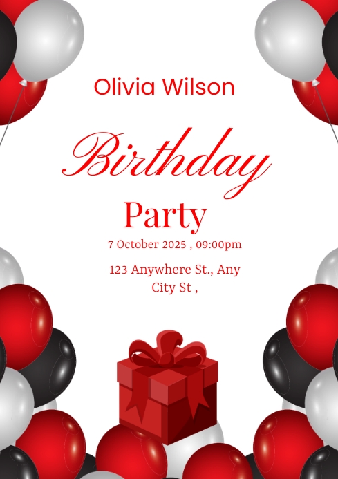Birthday party Template | PosterMyWall