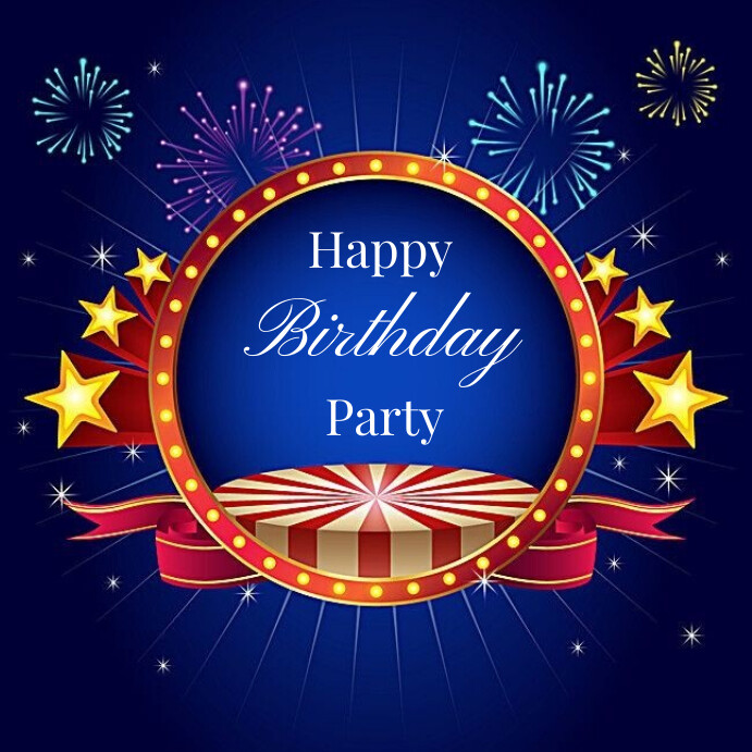 Birthday Party Template PosterMyWall birthday-party-template-postermywall