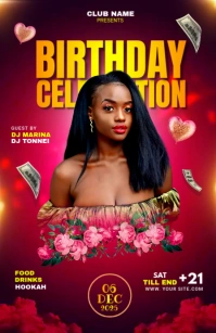 BIRTHDAY PARTY Tabloid template