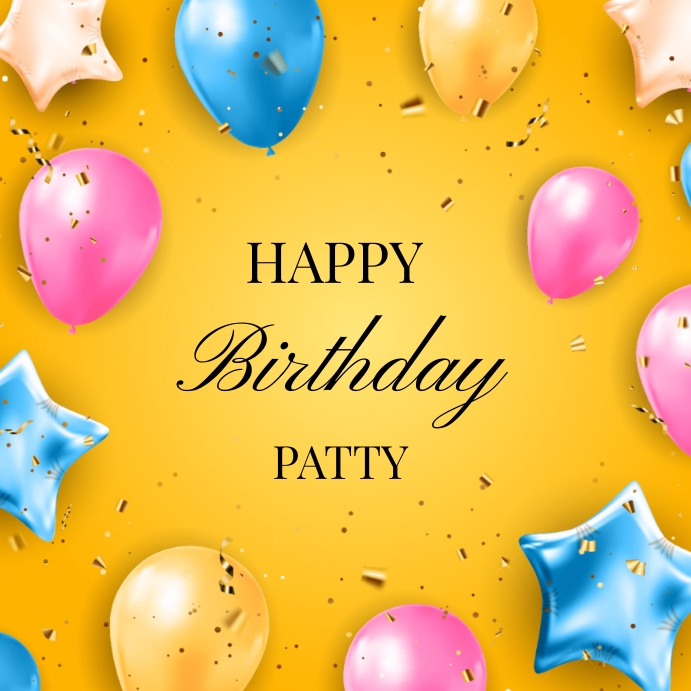 Birthday party Instagram Post template