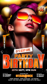 BIRTHDAY PARTY Instagram Story template