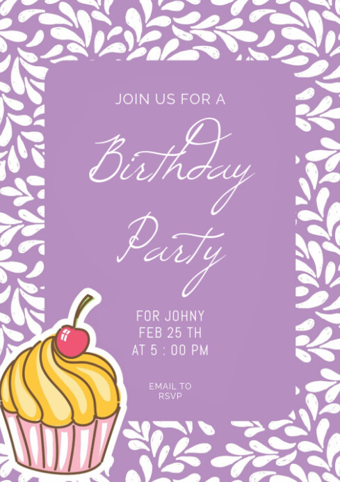 Birthday Party Template | PosterMyWall