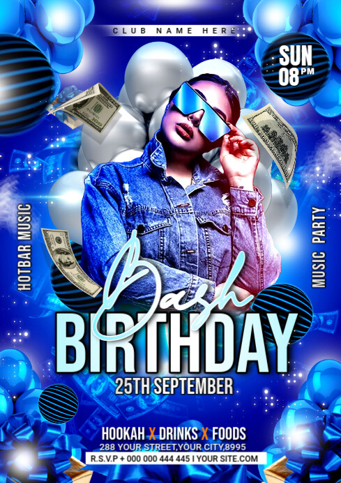 BIRTHDAY PARTY A1 template