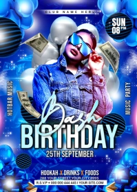 BIRTHDAY PARTY A6 template