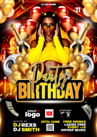 BIRTHDAY PARTY A5 template