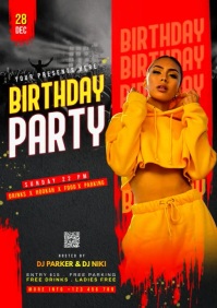 BIRTHDAY PARTY A1 template