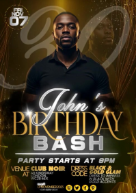 Birthday Party Extravaganza A4 template