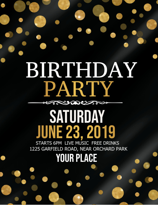 Modele Flyer Fete D Anniversaire Anniversaire Postermywall Modele Flyer Fete D Anniversaire Anniversaire Postermywall