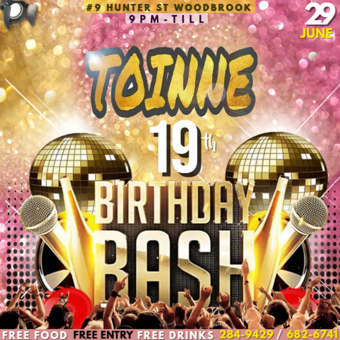 Modele Flyer Fete D Anniversaire Par R Kingtt Postermywall Modele Flyer Fete D Anniversaire Par R Kingtt Postermywall
