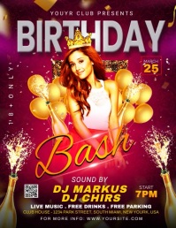 Birthday Party flyer template