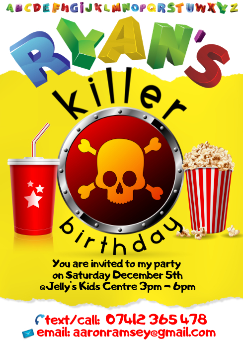 Kids Birthday Party Invitation Wording Bagvania