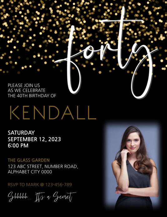 40th Design 40th Birthday Free Printable Signs Invitation Design Blog