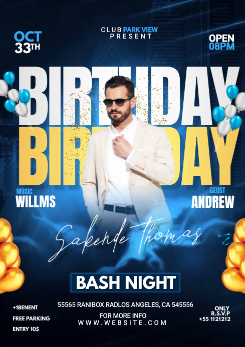 Fete D Anniversaire Modele De Postermywall Fete D Anniversaire Modele De Postermywall