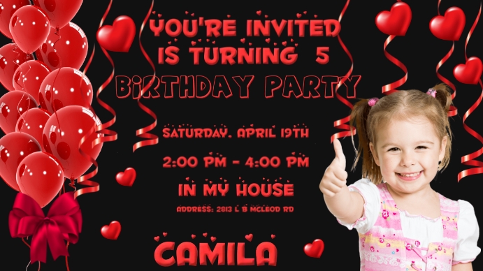 BIRTHDAY PARTY KIDS (1) Template | PosterMyWall