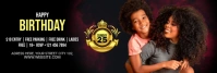 Birthday Party LinkedIn Banner template