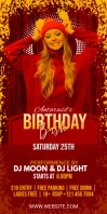 Birthday Party Roll Up Banner Roll-up-Banner 3 x 6 Zoll template