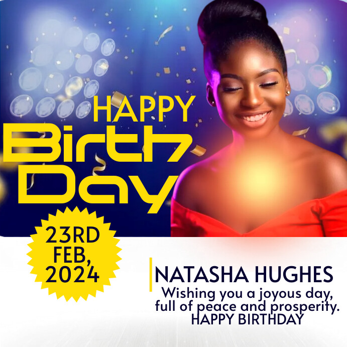 Copy of birthday post | PosterMyWall