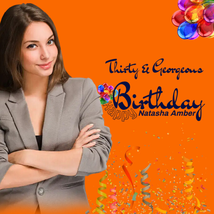 birthday post Template PosterMyWall