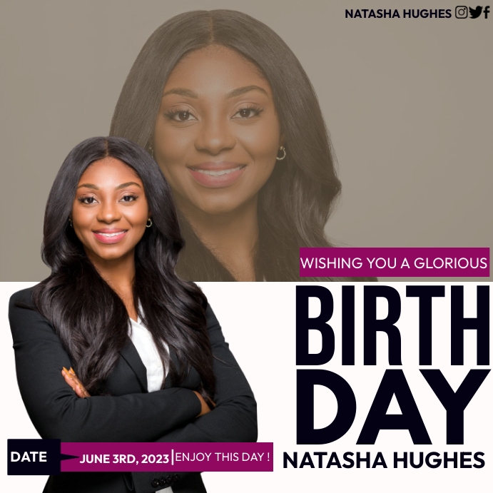 Copy of birthday post | PosterMyWall