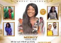 Birthday post A5 template