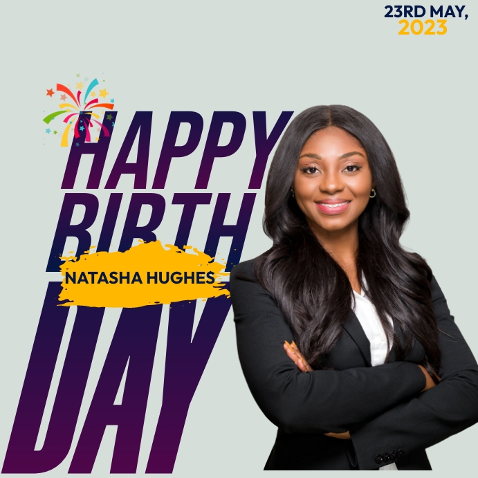 Copy of birthday post | PosterMyWall