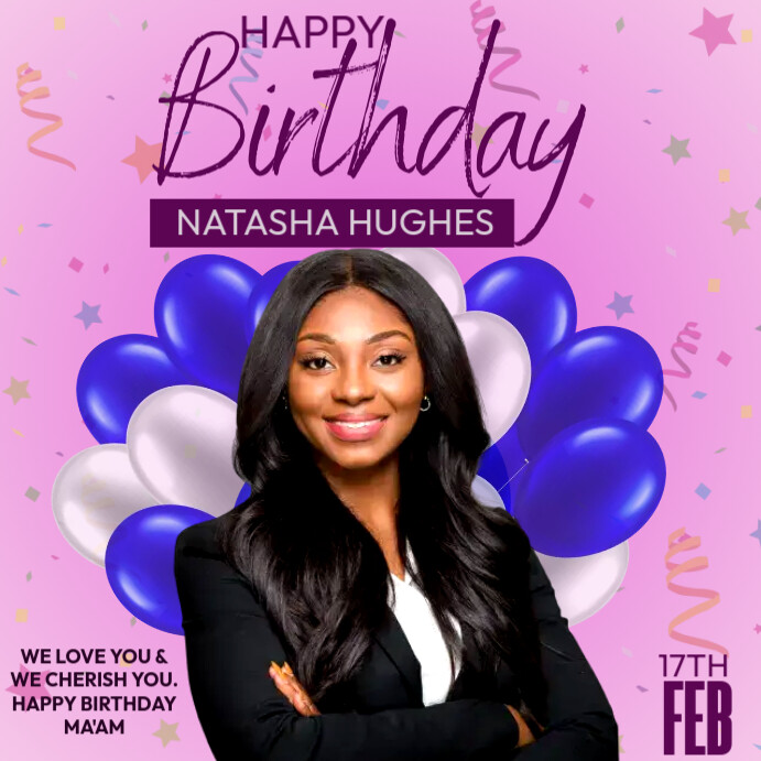 birthday post Template PosterMyWall
