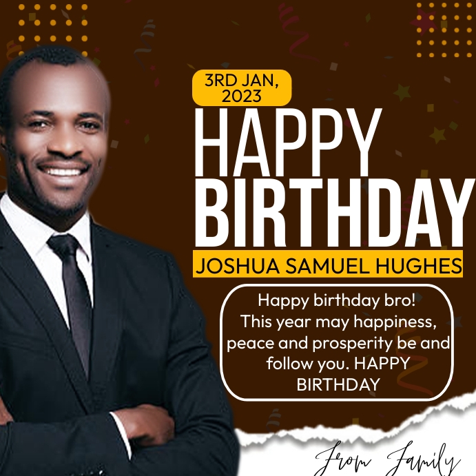 birthday post Template PosterMyWall