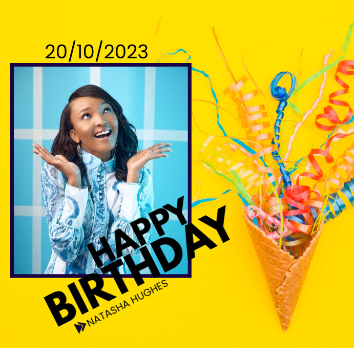 Copy of birthday post | PosterMyWall