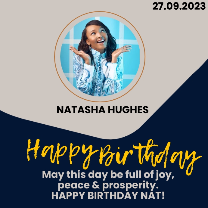birthday post Template PosterMyWall