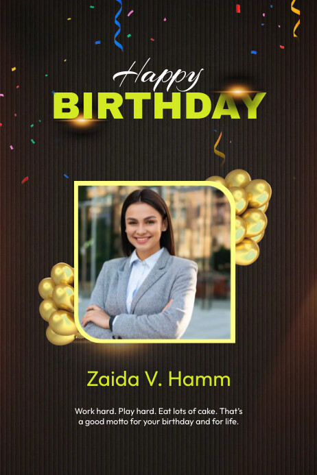Plantilla De Birthday Poster Corporate Template PosterMyWall plantilla-de-birthday-poster-corporate-template-postermywall
