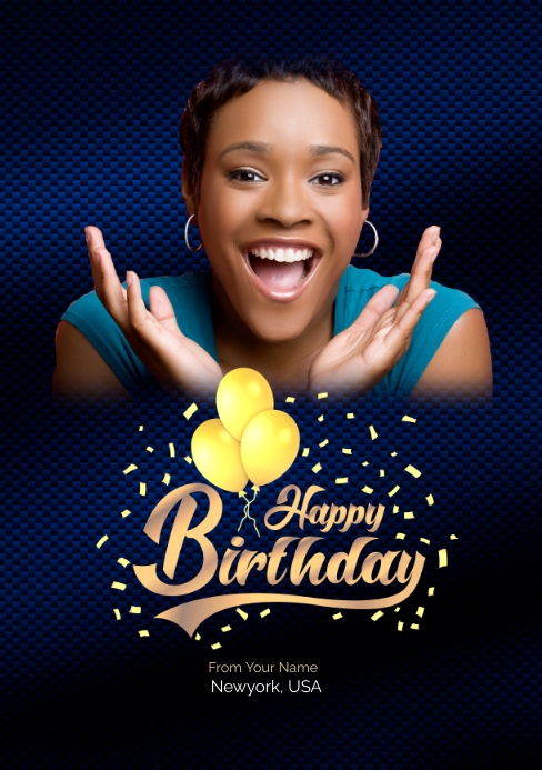 Birthday Poster Template PosterMyWall