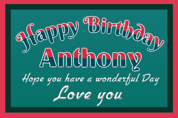 Birthday Poster Template PosterMyWall