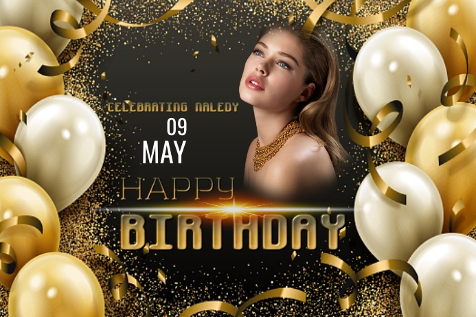 Birthday Poster Template PosterMyWall