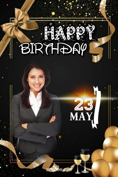Birthday Poster Template PosterMyWall