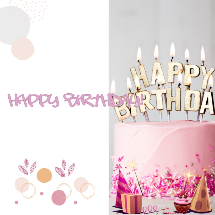 Birthday Poster template